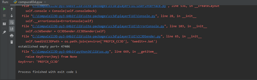 Need to set up PREFIX_CC3D