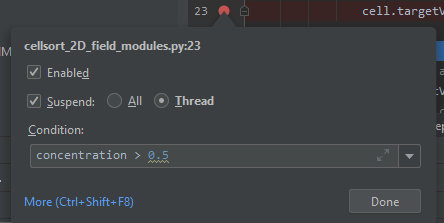 Conditional Breakpoint 1